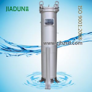 SS304 / 316L Single Bag Filterhus 219mm Diameter Sandblast eller Polert